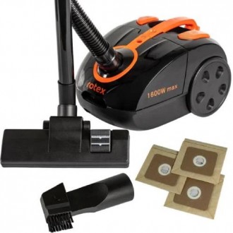 Пилосос з мішком Rotex EСoСlean RVB16-B 700 Вт. Київ. фото 1 Пилосос з мішком Rotex EСoСlean RVB16-B 700 Вт. Київ. фото 1