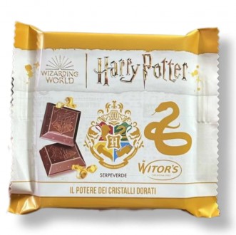 Шоколад молочний з міні-гранулами Witors Harry Potter Serpeverde Сила золотих кр. Ужгород. фото 1 Шоколад молочний з міні-гранулами Witors Harry Potter Serpeverde Сила золотих кр. Ужгород. фото 1
