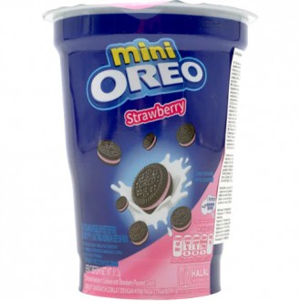 Печиво Орео міні Mondelez Oreo Mini Cup Strawberry Flavour Полуниця Стакан 24шт . Ужгород. фото 1 Печиво Орео міні Mondelez Oreo Mini Cup Strawberry Flavour Полуниця Стакан 24шт . Ужгород. фото 1