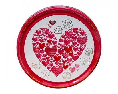 Печиво Cвяткове Jacobsens Bakery Hearts Love Сердечка Кохання вершкове Бокс 150г. Ужгород. фото 1 Печиво Cвяткове Jacobsens Bakery Hearts Love Сердечка Кохання вершкове Бокс 150г. Ужгород. фото 1