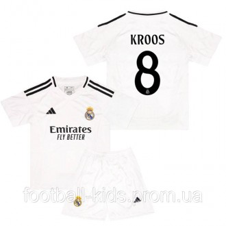 Детская футбольная форма KROOS 8 Реал Мадрид 2024-2025 Adidas Home 125-135 см (s. Киев. фото 1 Детская футбольная форма KROOS 8 Реал Мадрид 2024-2025 Adidas Home 125-135 см (s. Киев. фото 1