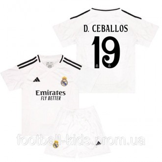 Детская футбольная форма D. CEBALLOS 19 Реал Мадрид 2024-2025 Adidas Home 125-13. Киев. фото 1 Детская футбольная форма D. CEBALLOS 19 Реал Мадрид 2024-2025 Adidas Home 125-13. Киев. фото 1