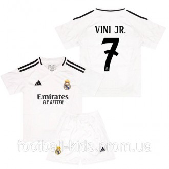 Детская футбольная форма VINI JR. 7 Реал Мадрид 2024-2025 Adidas Home 125-135 см. Киев. фото 1 Детская футбольная форма VINI JR. 7 Реал Мадрид 2024-2025 Adidas Home 125-135 см. Киев. фото 1