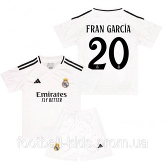 Детская футбольная форма FRAN GARCÍA 20 Реал Мадрид 2024-2025 Adidas Home 125-13. Киев. фото 1 Детская футбольная форма FRAN GARCÍA 20 Реал Мадрид 2024-2025 Adidas Home 125-13. Киев. фото 1