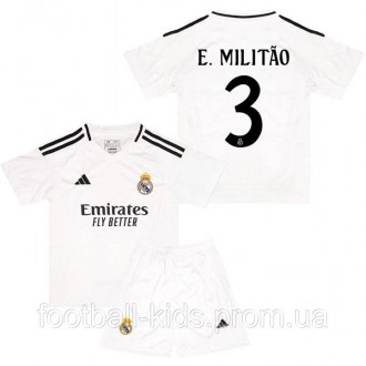 Детская футбольная форма E. MILITÃO 3 Реал Мадрид 2024-2025 Adidas Home 125-135 . Киев. фото 1 Детская футбольная форма E. MILITÃO 3 Реал Мадрид 2024-2025 Adidas Home 125-135 . Киев. фото 1
