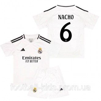 Детская футбольная форма NACHO 6 Реал Мадрид 2024-2025 Adidas Home 125-135 см (s. Киев. фото 1 Детская футбольная форма NACHO 6 Реал Мадрид 2024-2025 Adidas Home 125-135 см (s. Киев. фото 1