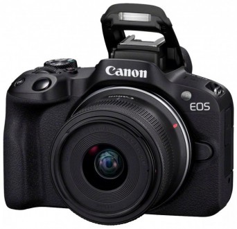Canon EOS R50 + RF-S 18-45mm F4.5-6.3 IS STM Black. Львів. фото 1 Canon EOS R50 + RF-S 18-45mm F4.5-6.3 IS STM Black. Львів. фото 1