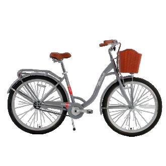 Велосипед женский городской Titan Milan 28" рама 16" Серый. Харків. фото 1 Велосипед женский городской Titan Milan 28" рама 16" Серый. Харків. фото 1
