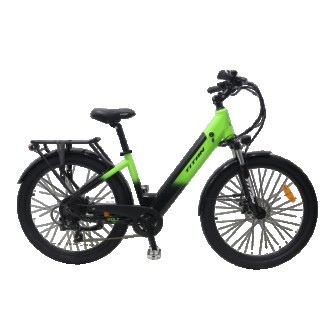 Titan Электровелосипед горный E-Titan Volt 27.5" 17" Черный-Зеленый. Харьков. фото 1 Titan Электровелосипед горный E-Titan Volt 27.5" 17" Черный-Зеленый. Харьков. фото 1