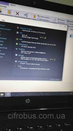 HP Laptop 15-db0049ur (AMD A6-9225 2.6GHz/RAM 4Gb/HDD 500Gb/AMD Radeon R4 Graphi. . фото 4