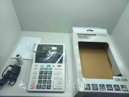 Калькулятор Б/У Citizen CX-32N з принтером. Київ. фото 1 Калькулятор Б/У Citizen CX-32N з принтером. Київ. фото 1