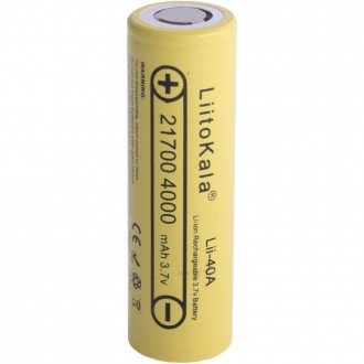 Акумулятор LiitoKala Lii-40A 21700 4000mah battery. Полтава. фото 1 Акумулятор LiitoKala Lii-40A 21700 4000mah battery. Полтава. фото 1