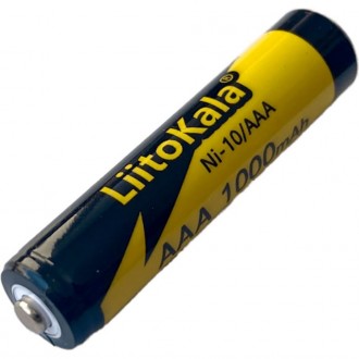Акумулятор LiitoKala Ni-10/AAA 1.2V AAA 1000mAh battery. Полтава. фото 1 Акумулятор LiitoKala Ni-10/AAA 1.2V AAA 1000mAh battery. Полтава. фото 1