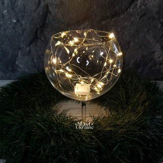Новогодняя LED-гирлянда 20LED длинной 2 м. на батарейках, теплый свет SF-33. Одесса. фото 1 Новогодняя LED-гирлянда 20LED длинной 2 м. на батарейках, теплый свет SF-33. Одесса. фото 1