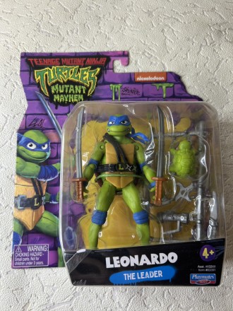 Фигурка Mutant Mayhem Черепашки-ниндзя LEONARDO the LEADER. Харьков. фото 1 Фигурка Mutant Mayhem Черепашки-ниндзя LEONARDO the LEADER. Харьков. фото 1