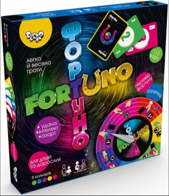 Развивающая настольная игра Danko Toys ФортУно большая. Ивано-Франковск. фото 1 Развивающая настольная игра Danko Toys ФортУно большая. Ивано-Франковск. фото 1