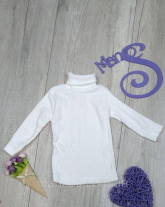 Детская водолазка Hasan Baby белая Размеры 92, 98 (2, 3 года). Кривой Рог. фото 1 Детская водолазка Hasan Baby белая Размеры 92, 98 (2, 3 года). Кривой Рог. фото 1