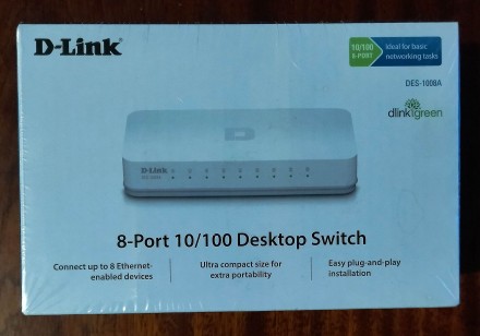 Мережеві пристрої D-Link DES1008A/DWL-G700AP. Вінниця. фото 1 Мережеві пристрої D-Link DES1008A/DWL-G700AP. Вінниця. фото 1