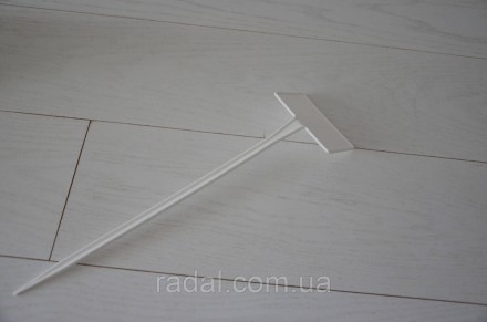 Табличка для рослин на ніжці АММА №7 біла (10,5 x 7см, ніжка 35 см)
матеріал &ndash; п. . фото 3