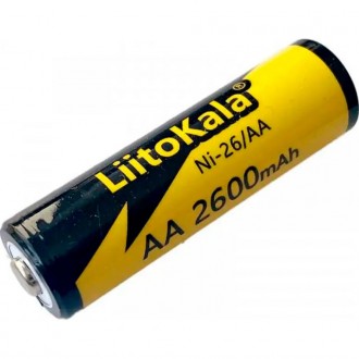 Акумулятор LiitoKala Ni-26/AA 1.2V AA 2600mAh battery. Сумы. фото 1 Акумулятор LiitoKala Ni-26/AA 1.2V AA 2600mAh battery. Сумы. фото 1