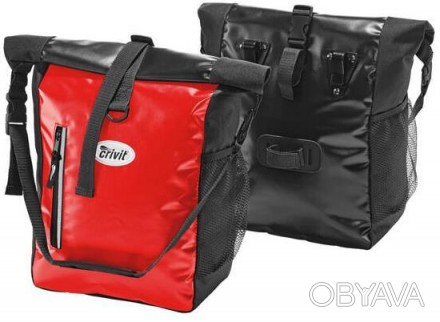 Велосумка на багажник с дождевиком 20 L Сrivit IAN326433-2 красная