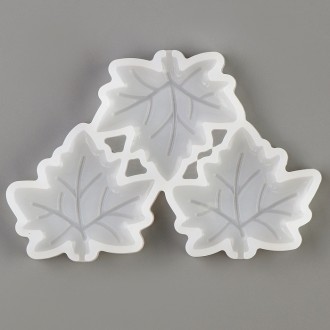 Силиконовая форма для леденцов Листья, 3 шт. Харьков. фото 1