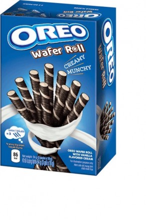 Вафельні трубочки Oreo Wafer Roll Vanilla Cream Орео з Ванільним кремом 3шт 54г. Ужгород. фото 1 Вафельні трубочки Oreo Wafer Roll Vanilla Cream Орео з Ванільним кремом 3шт 54г. Ужгород. фото 1