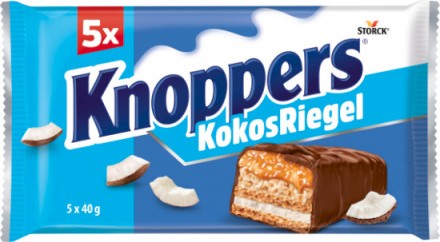 Батончики Шоколадні Storck Knoppers Kokos Riegel 5X Bar Кнопперс Сендвіч Молочни. Ужгород. фото 1 Батончики Шоколадні Storck Knoppers Kokos Riegel 5X Bar Кнопперс Сендвіч Молочни. Ужгород. фото 1