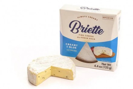 Сир із голубою Цвіллю Briette Creamy&Blue Fine Cheese Lastose free Бріет полутве. Ужгород. фото 1 Сир із голубою Цвіллю Briette Creamy&Blue Fine Cheese Lastose free Бріет полутве. Ужгород. фото 1