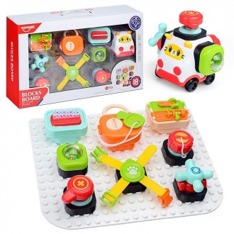 Развивающая игрушка конструктор - бизиборд арт. HE 8082. Київ. фото 1 Развивающая игрушка конструктор - бизиборд арт. HE 8082. Київ. фото 1