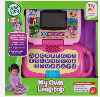 Іграшковий ноутбук із екраном LeapFrog Touch My Own Leaptop рожевий. Київ. фото 1 Іграшковий ноутбук із екраном LeapFrog Touch My Own Leaptop рожевий. Київ. фото 1