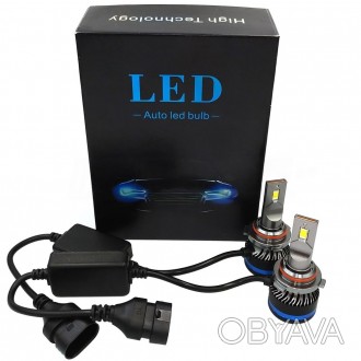 Комплект світлодіодних ламп HeadLight RT19 HB4 (P22d) 55W 9-32V 6000K 8000Lm CSP. . фото 1 Комплект LED ламп LED AllLight RT19 має велику потужність діодного елемента CSP . . фото 1