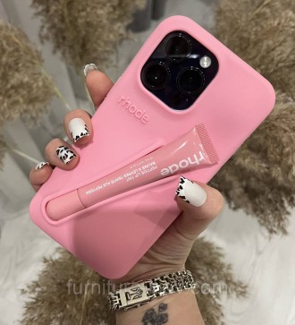 Чехол розовый RHODE ribbon на iPhone 16 pro max без блеска для губ. Київ. фото 1 Чехол розовый RHODE ribbon на iPhone 16 pro max без блеска для губ. Київ. фото 1