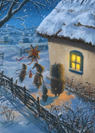 Листівка "Різдвяні духи". Киев. фото 1