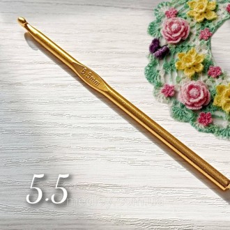Крючок для вязания 5.5 мм. Южний. фото 1 Крючок для вязания 5.5 мм. Южний. фото 1