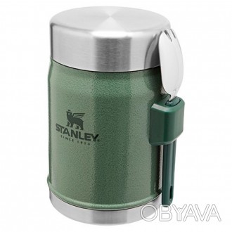 Термос пищевой Stanley Legendary Classic Hammertone Green 0,4 л