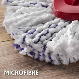 Сменная насадка для швабры Vileda 167749 Turbo Microfibre
Насадка для швабры 3в1. . фото 5
