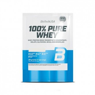 Сывороточный протеин концентрат BioTech 100% Pure Whey (28 г) биотеч пур вей car. Киев. фото 1 Сывороточный протеин концентрат BioTech 100% Pure Whey (28 г) биотеч пур вей car. Киев. фото 1