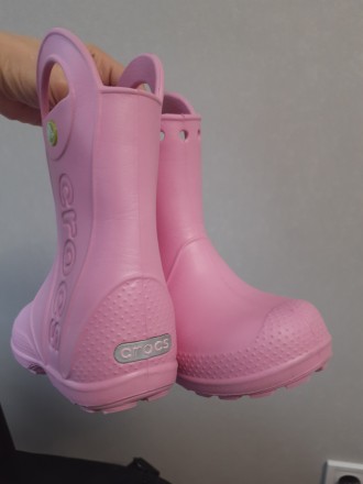 Crocs чоботи для красуні С11. . фото 4 Стан нового. БУ. Розмір підошви знизу 20см. Оригінал, мегалегкі, пересилаю. С11. . фото 4