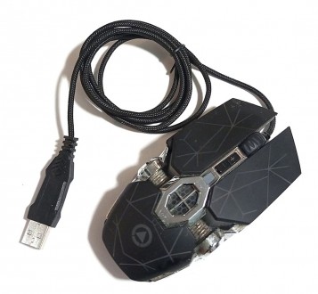 Б/у мышка игровая, бесшумная, с подсветкой, 1.5 м USB, 3200 DPI, 7 кнопок, Guiji. Днепр. фото 1 Б/у мышка игровая, бесшумная, с подсветкой, 1.5 м USB, 3200 DPI, 7 кнопок, Guiji. Днепр. фото 1