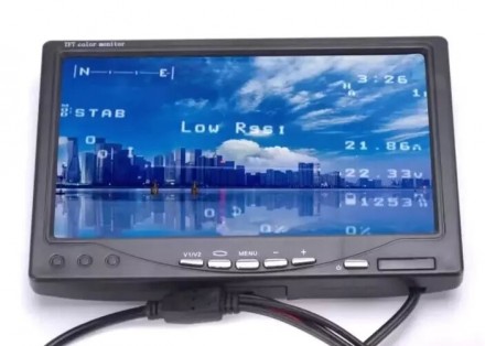 Монитор не синий 7" TFT LCD, разрешение 1024 x 600, с пультом ДУ (83145). Дніпро. фото 1 Монитор не синий 7" TFT LCD, разрешение 1024 x 600, с пультом ДУ (83145). Дніпро. фото 1