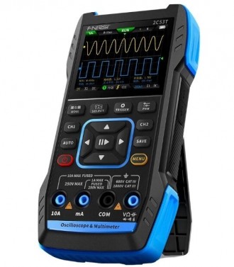 Осциллограф, мультиметр, генератор сигналов 3 в 1, 2-канальный 2 х50MHz FNIRSI 2. Днепр. фото 1 Осциллограф, мультиметр, генератор сигналов 3 в 1, 2-канальный 2 х50MHz FNIRSI 2. Днепр. фото 1