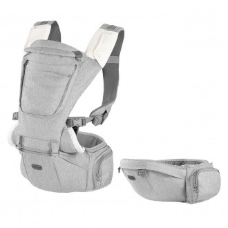 Сумка нагрудная Chicco Hip Seat. . фото 3 Нагрудная сумка Chicco Hip Seat со съемным сиденьем предусматривает 3 конфигурац. . фото 3