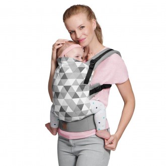 Переноска Kinderkraft Nino Grey (KKNNINOGRY0000). . фото 3 Переноска Nino имеет инновационный дизайн с возможностью регулировки длины панел. . фото 3
