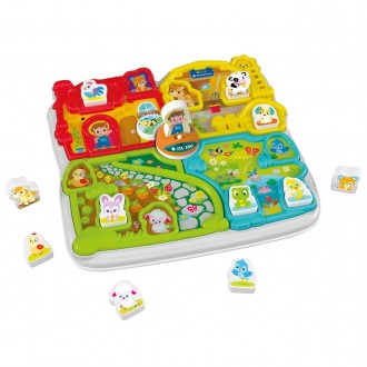 Ігровий розвиваючий центр Clementoni "Baby Animal Farm". Київ. фото 1