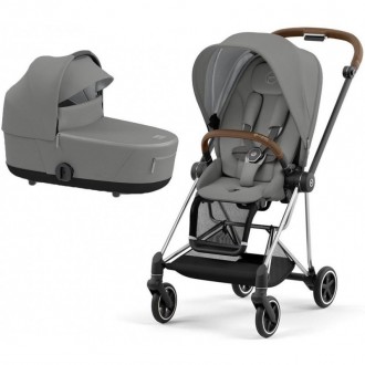 Cybex Mios 4.0 коляска 2 в 1 Mirage Grey шасі Chrome Brown. Киев. фото 1 Cybex Mios 4.0 коляска 2 в 1 Mirage Grey шасі Chrome Brown. Киев. фото 1