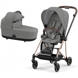 Cybex Mios 4.0 коляска 2 в 1 Mirage Grey шасі Rose Gold. Киев. фото 1 Cybex Mios 4.0 коляска 2 в 1 Mirage Grey шасі Rose Gold. Киев. фото 1