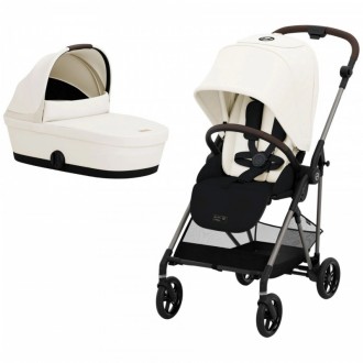 Коляска Cybex Melio 2 в 1 Canvas White. Київ. фото 1 Коляска Cybex Melio 2 в 1 Canvas White. Київ. фото 1