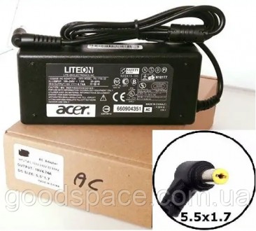 Блок Питания ACER 19v 4.74a 90W штекер 5.5 на 1.7 (ОРИГИНАЛ) Зарядка для Ноутбук. Днепр. фото 1 Блок Питания ACER 19v 4.74a 90W штекер 5.5 на 1.7 (ОРИГИНАЛ) Зарядка для Ноутбук. Днепр. фото 1