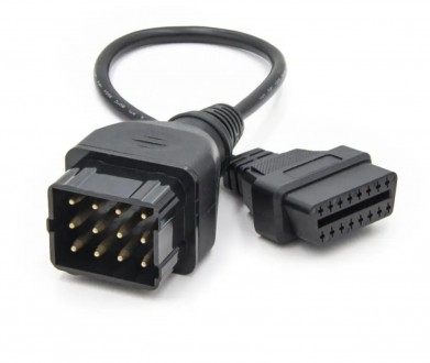 Переходник 12-PIN GAZ на OBD-2 16pin для Волга Газель УАЗ ГАЗ. Киев. фото 1 Переходник 12-PIN GAZ на OBD-2 16pin для Волга Газель УАЗ ГАЗ. Киев. фото 1